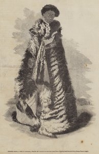 Paratene Maioha, chefe de Wangaroa, usando o Parawai ou o manto de pele de cachorro